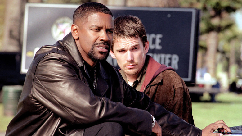 Denzel Washington and Ethan Hawke Training Day