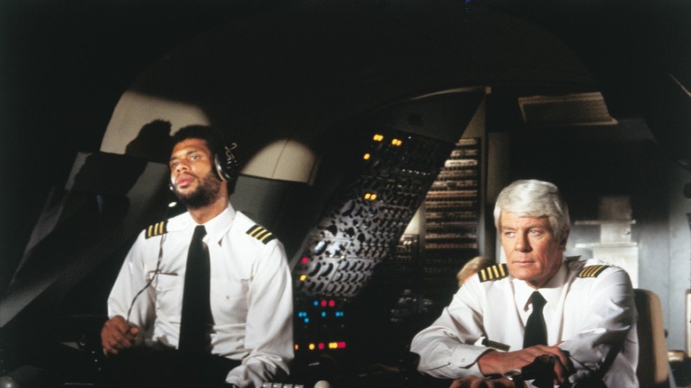 Kareem Abdul-Jabbar and Peter Graves