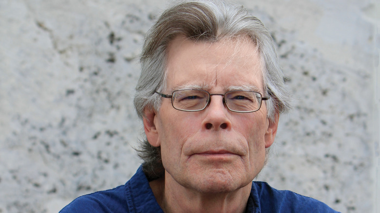 A portrait of Stephen King