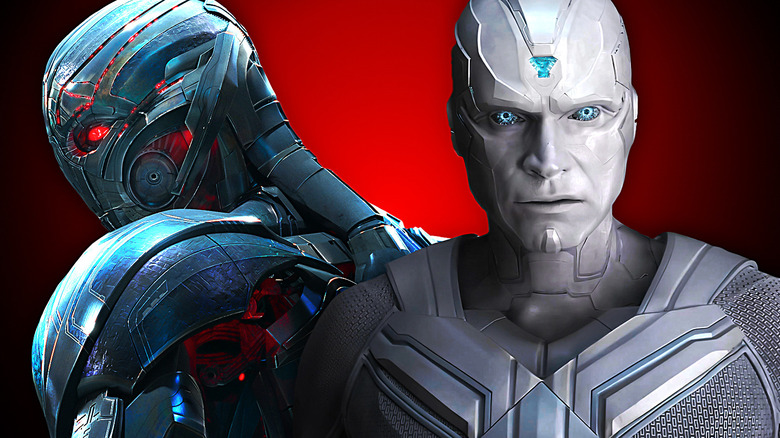 Marvel Cinematic Universe Ultron and White Vision