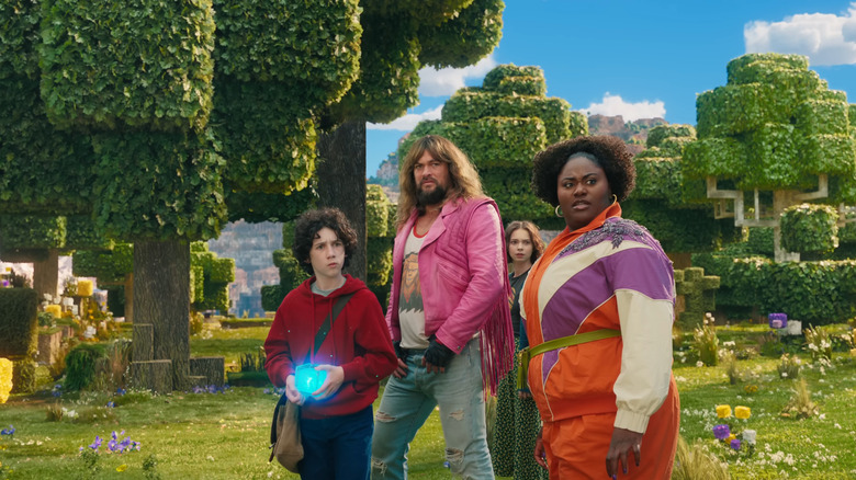 Jason Momoa and Danielle Brooks in A Minecraft Movie