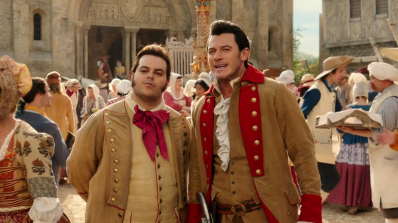 Josh Gad as LeFou and Luke Evans as Gaston