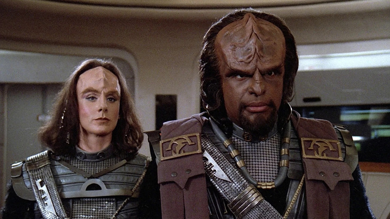 Michael Dorn and Suzie Plakson on Star Trek: The Next Generation