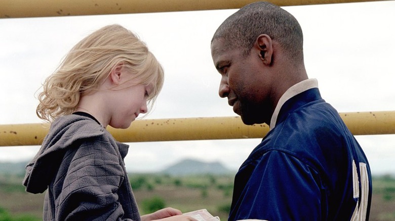 Dakota Fanning and Denzel Washington Man on Fire