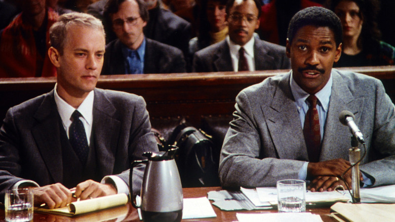 Tom Hanks and Denzel Washington court Philadelphia 