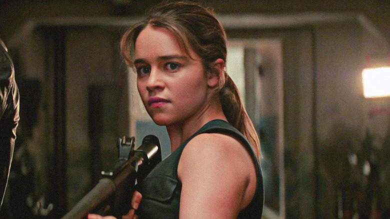 Emilia Clarke as Sarah Connor in Terminator: Genisys