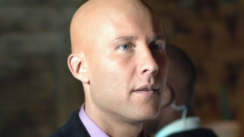 Smallville Lex Luthor looks ahead smugly