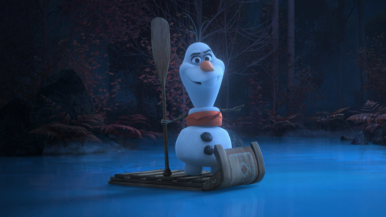 Olaf retelling Moana