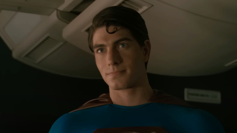 Superman on a plane in Superman Returns