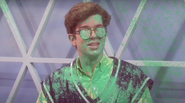 John Mulaney slimed on Saturday Night Live