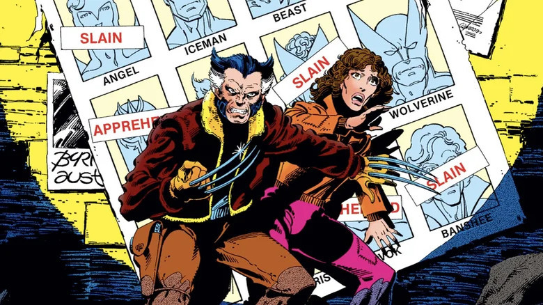 X-Men Days of Future Past 141 cover Wolverine Kitty Pryde