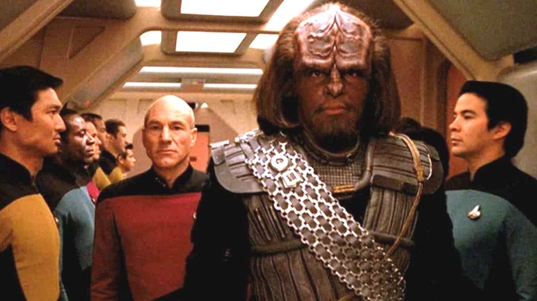 Worf in Star Trek: The Next Generation Episode Redemption